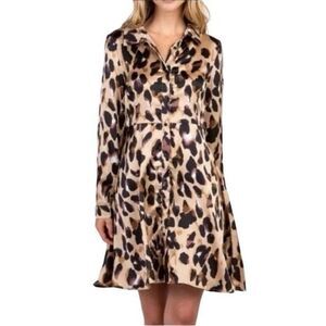NWT Hayden Los Angeles Leopard Animal Print Dress size XL